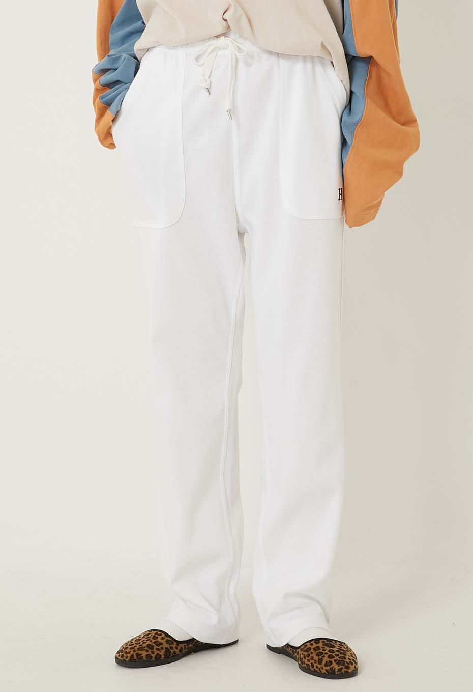 ストレッチフライス 9.5oz イージーパンツ - WHITE