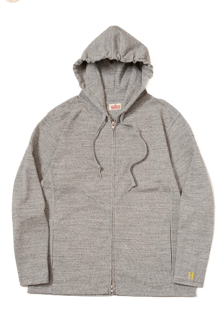 ストレッチフライス 9.5oz ZIPUP パーカー - GREY