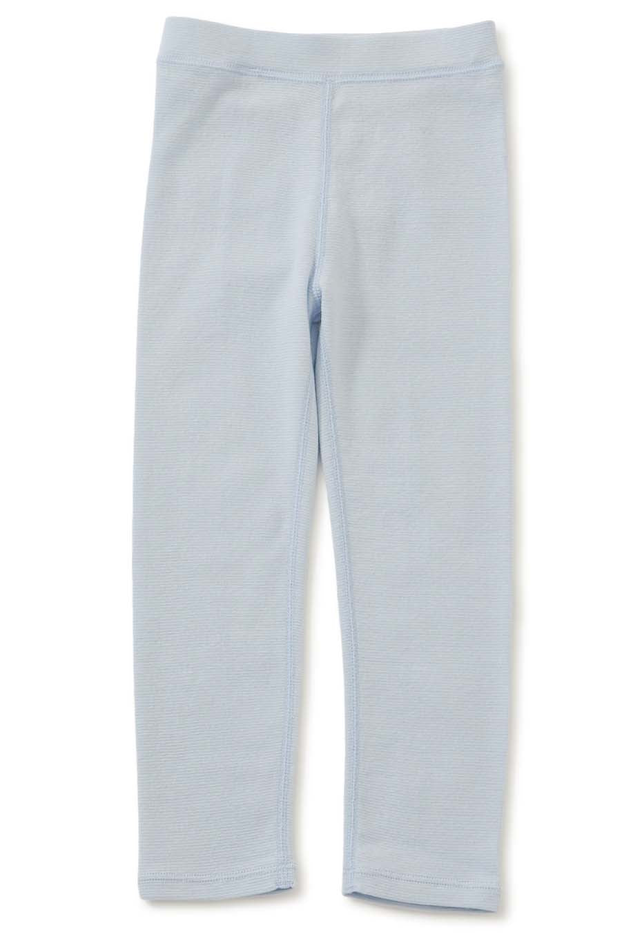 キッズ ストレッチフライス レギンス - LIGHT BLUE