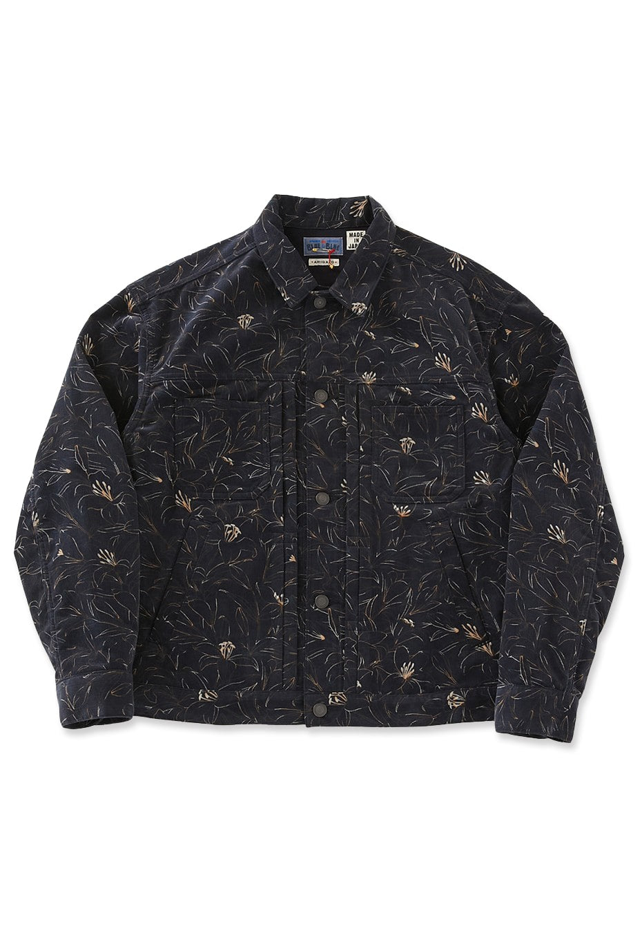 カサブランカコーデュロイ トラッカージャケット - DARK NAVY