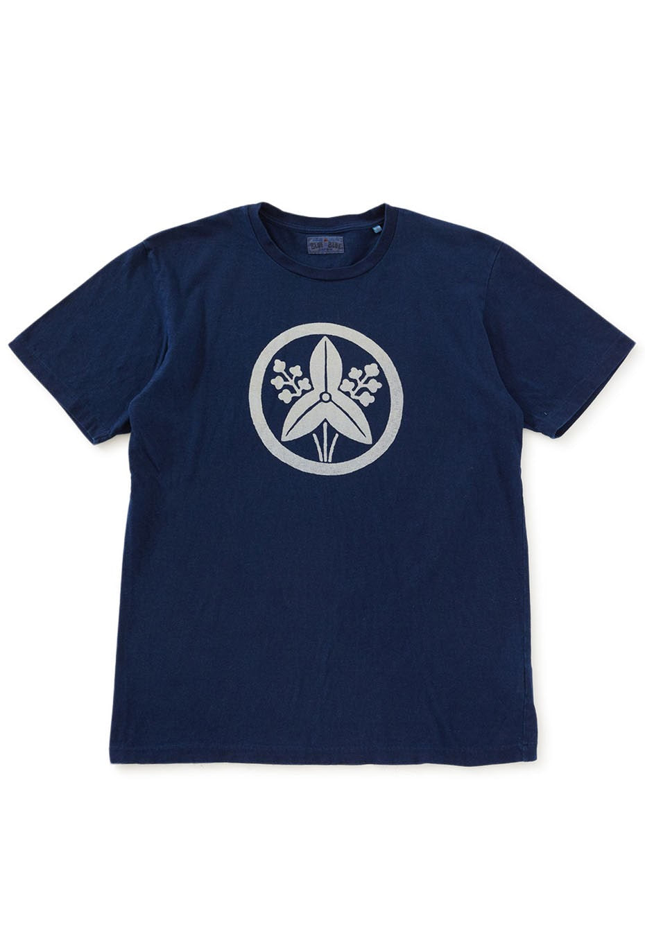 オモダカバッセン インディゴTシャツ - INDIGO