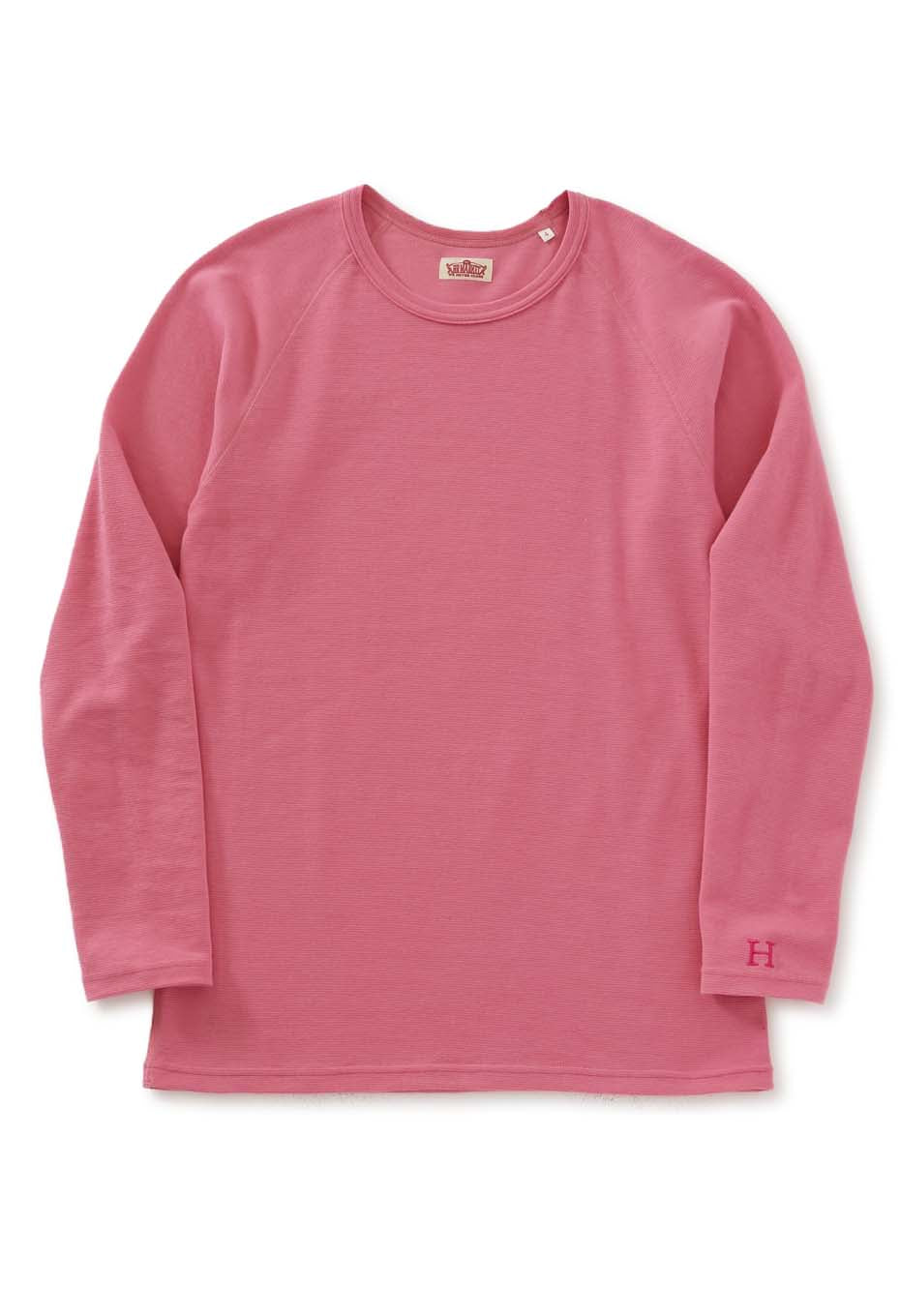 ストレッチフライス ロングスリーブ Tシャツ - ROSE