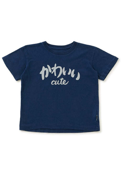 キッズ かわいい バッセン インディゴ Ｔシャツ - INDIGO
