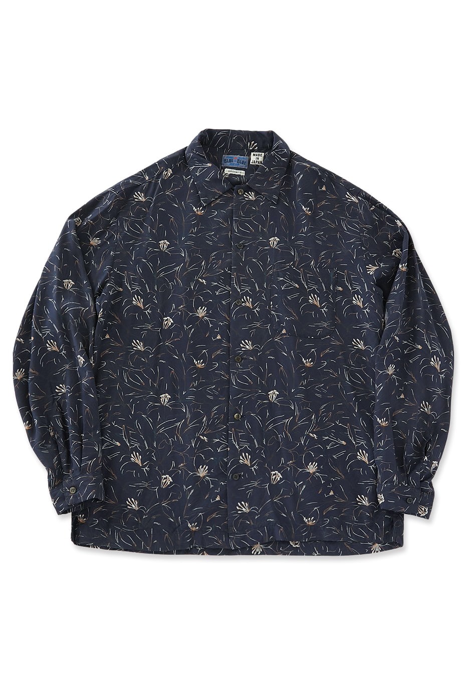 レーヨンエットカサブランカ ロングスリーブシャツ - DARK NAVY