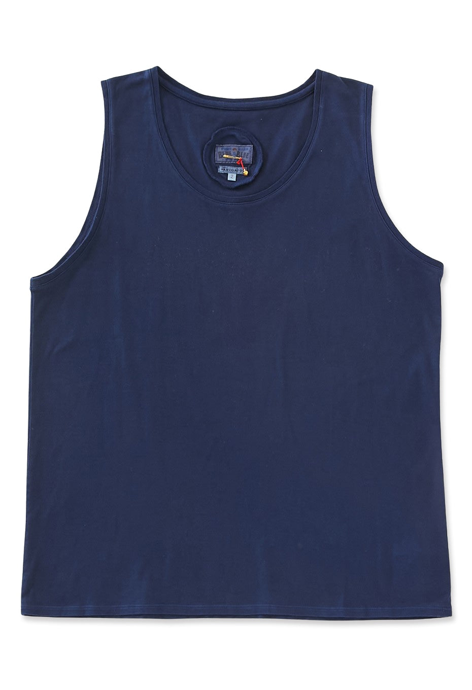 Air Smooth Indigo Tezome Tank Top - INDIGO