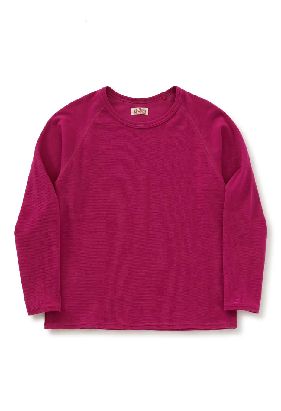 ストレッチフライス リラックスフィット LS Tシャツ ウィメンズ - DARK PINK