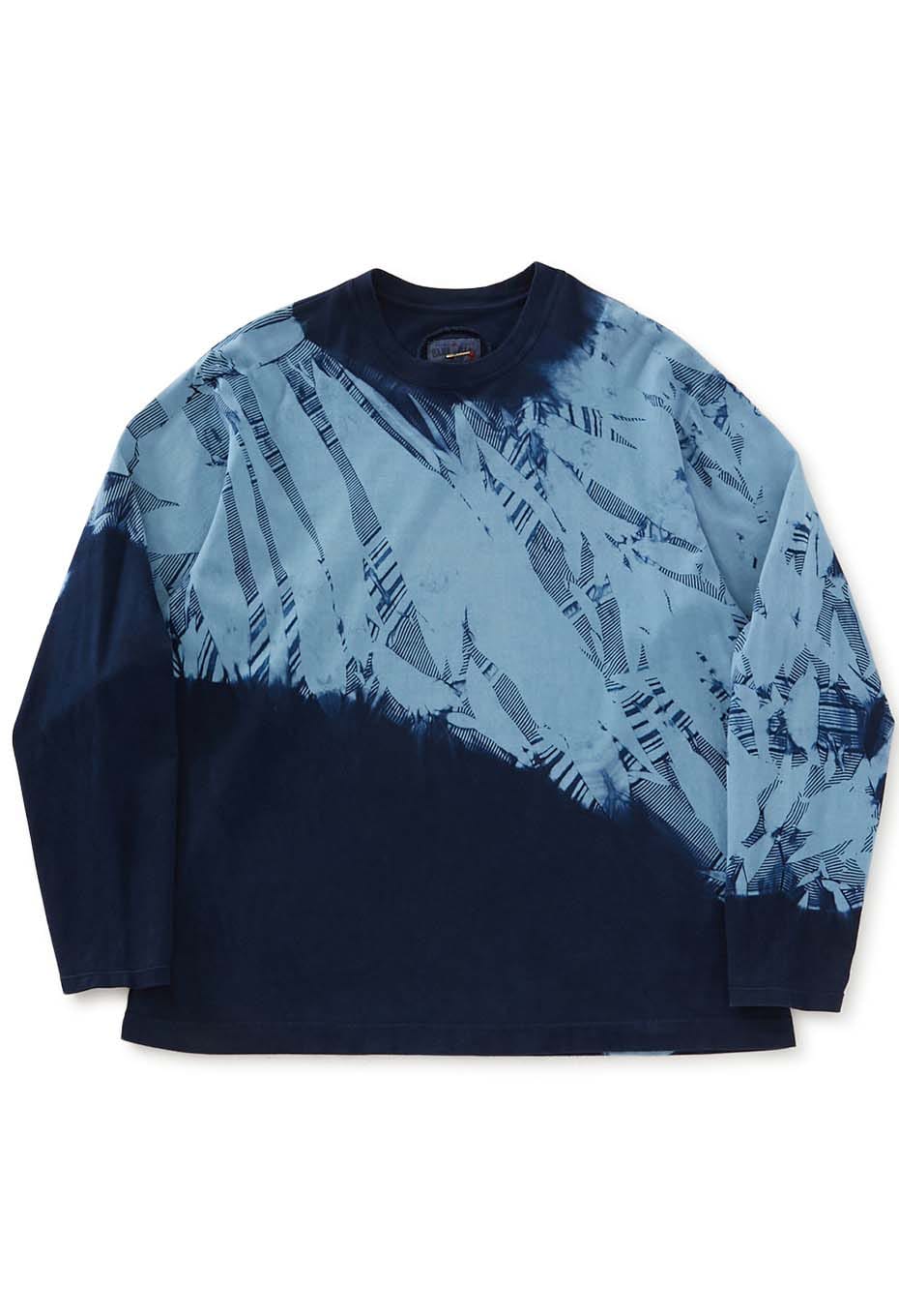 ホンアイイタジメ ロングスリーブTシャツ - INDIGO