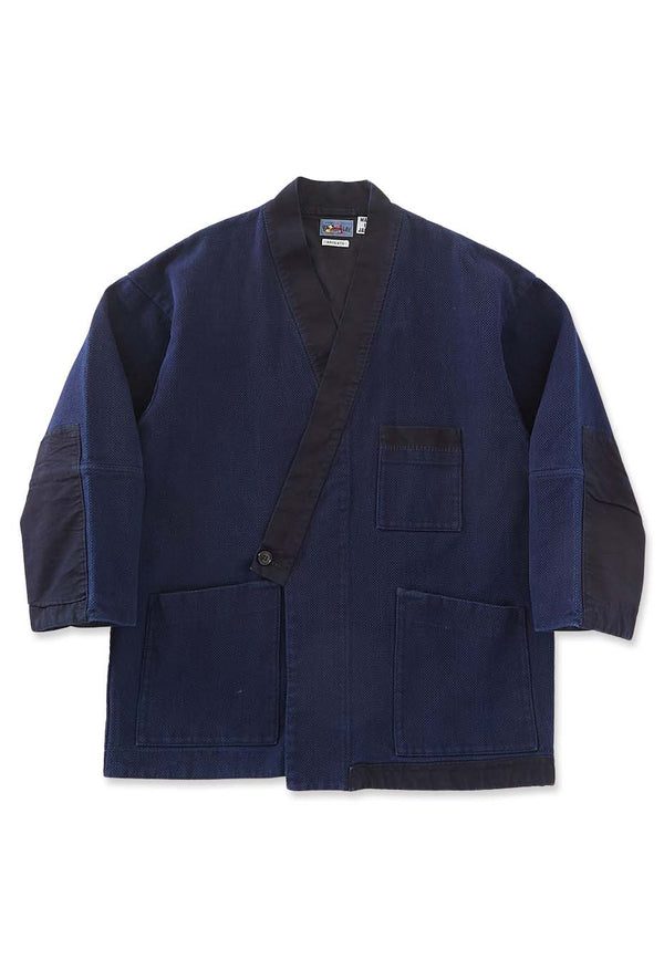 Woven Pure Indigo Nijuorisashiko Norahaori - INDIGO
