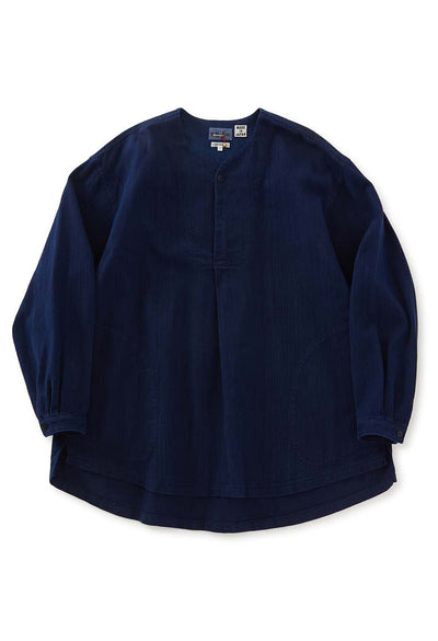 カセゾメサシコ スモックシャツ - INDIGO