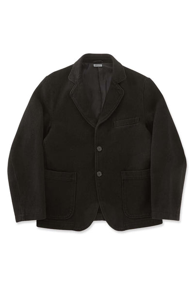 Nijuorisashiko Dark Black Tailored Jacket - BLACK