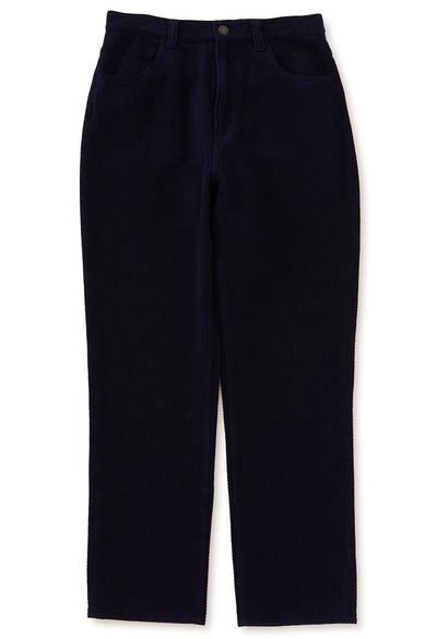 Woven Pure Indigo Light Sashiko Jeans Women - INDIGO