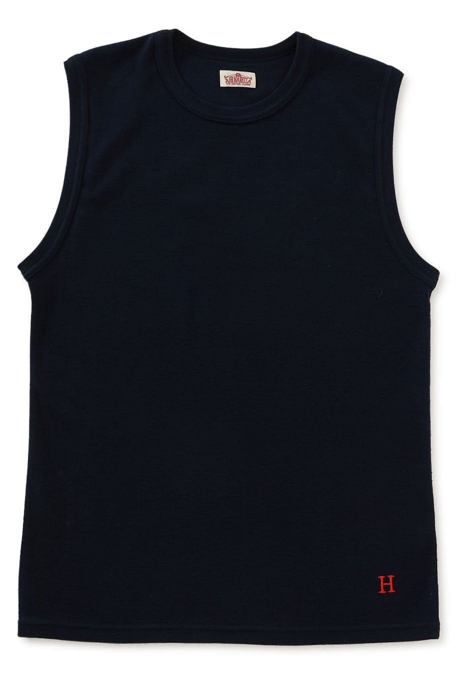 ストレッチフライス ノースリーブ Tシャツ - DARK NAVY