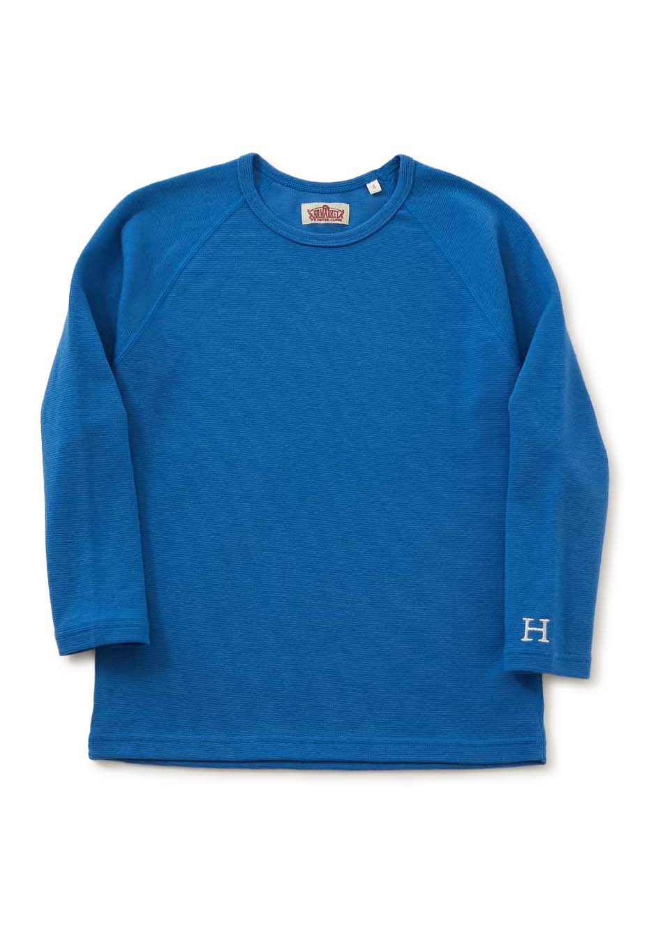 キッズ ストレッチフライス ロングスリーブ Tシャツ - ROYAL BLUE