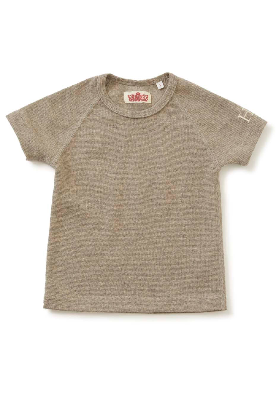 キッズ ストレッチフライス ショートスリーブ Tシャツ - OATMEAL