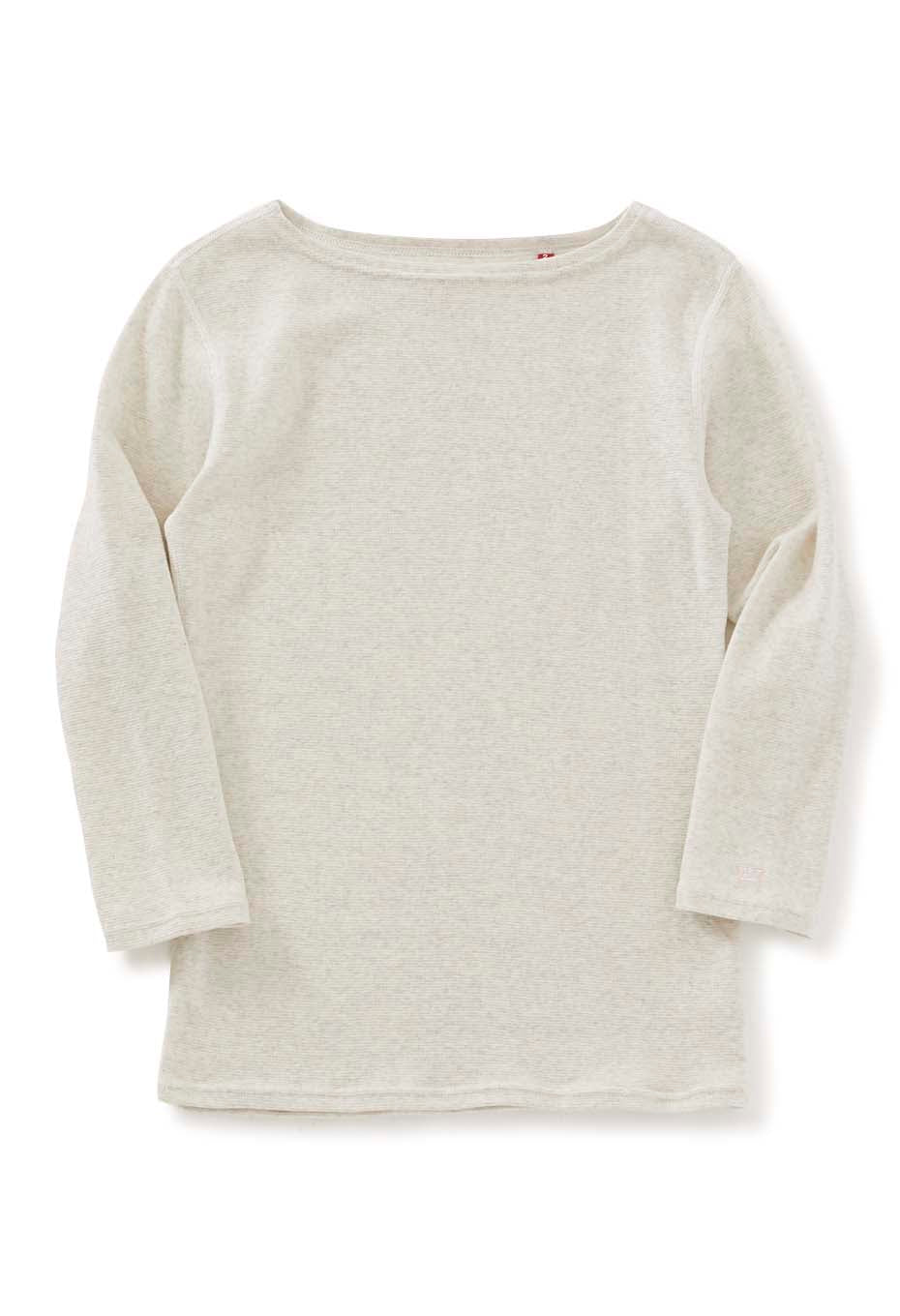 ストレッチフライス ボートネック ハーフスリーブ Tシャツ ウィメンズ - NATURAL