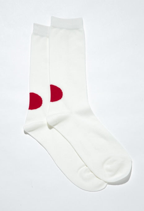 JAPAN FLAG バックスタイルソックス - NATURAL