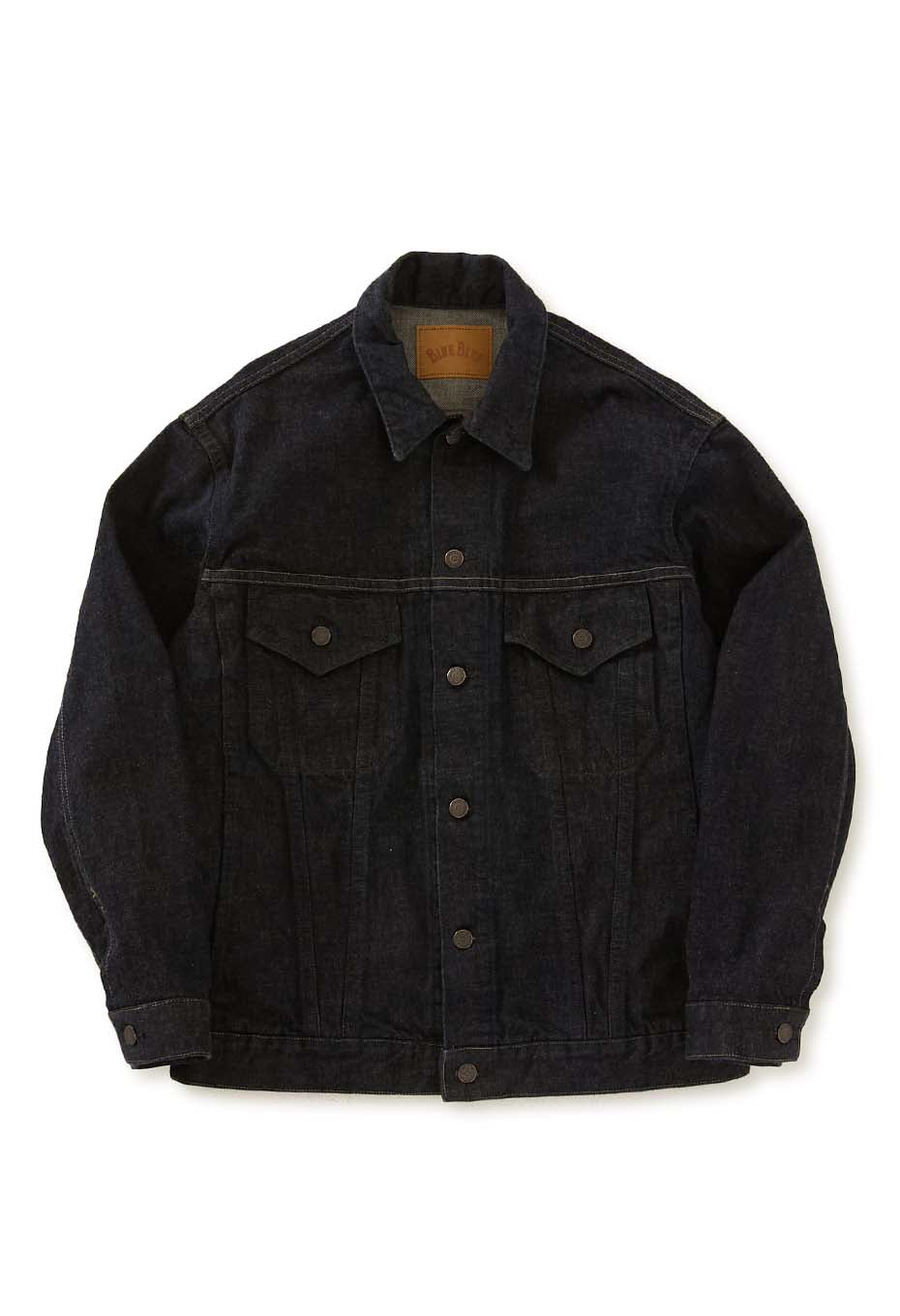 JK01 セルビッチデニム 3rdタイプ トラッカージャケット - INDIGO