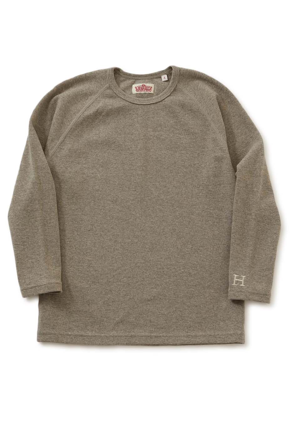 キッズ ストレッチフライス ロングスリーブ Tシャツ - OATMEAL