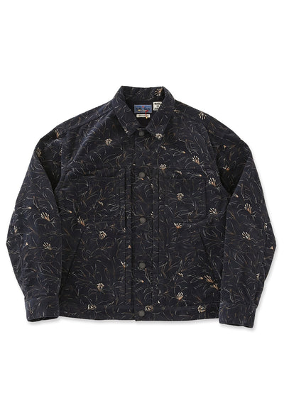 カサブランカコーデュロイ トラッカージャケット - DARK NAVY