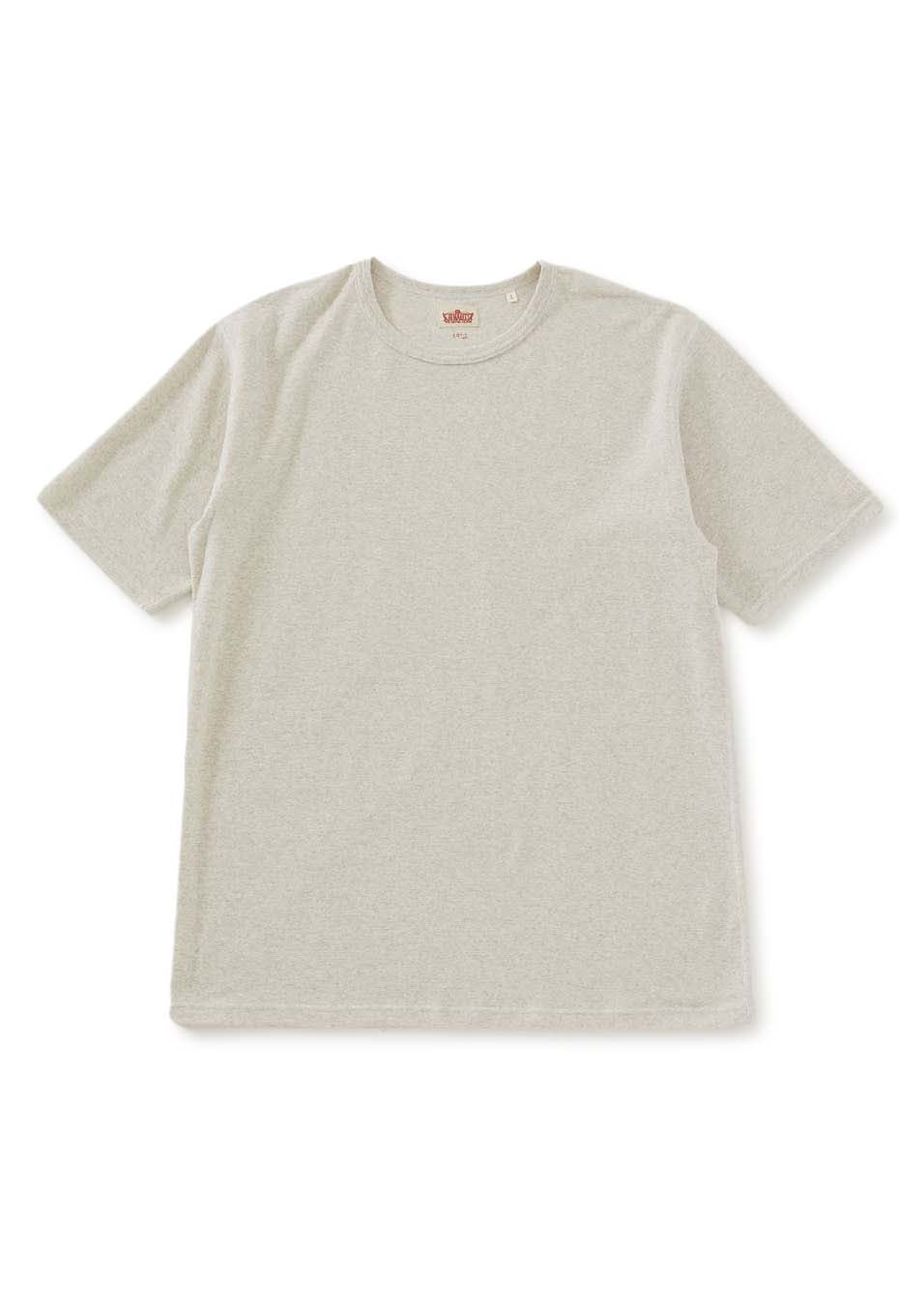 ストレッチフライス コンフォータブル ショートスリーブ Tシャツ - NATURAL