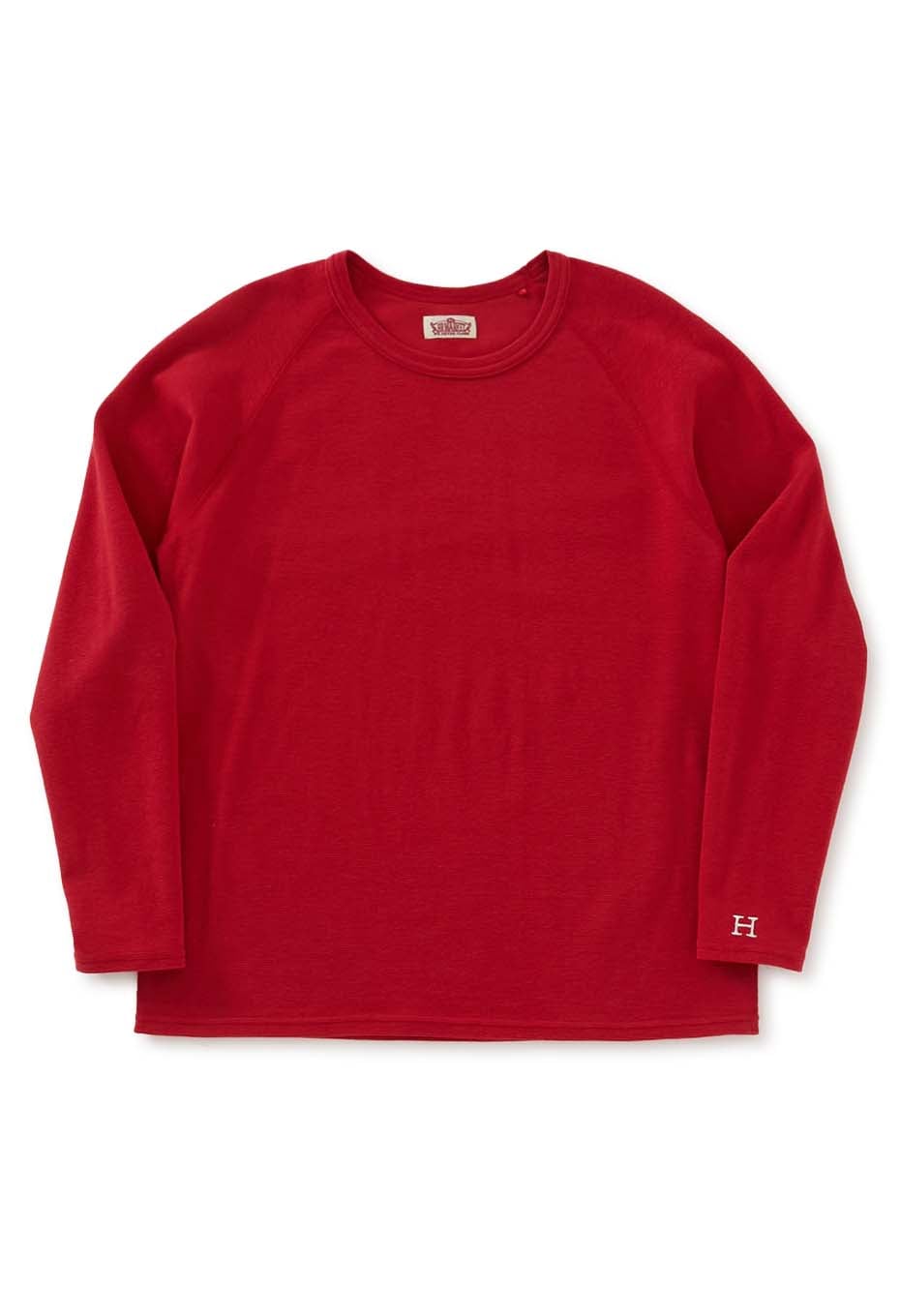 ストレッチフライス リラックスフィット LS Tシャツ ウィメンズ - RUBY