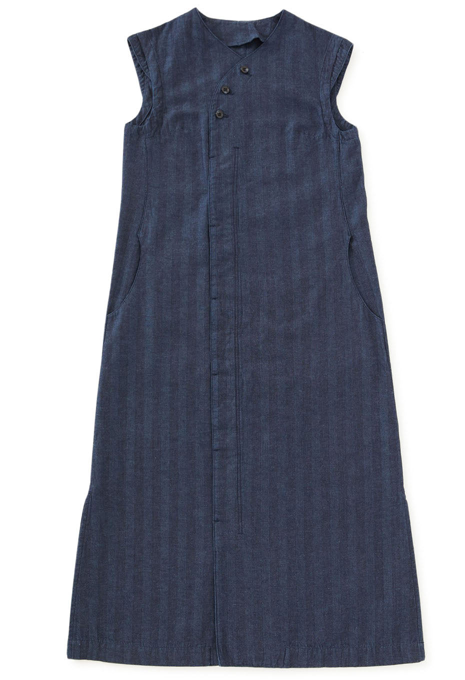 インディゴミックスヘリンボーン クルタワンピース - INDIGO