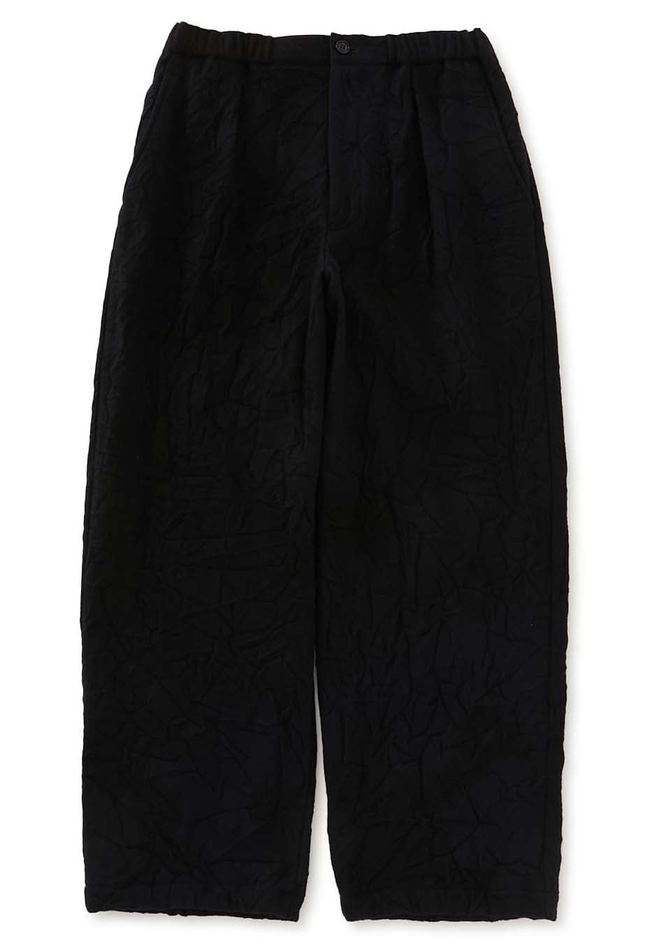 Murasome wool draw pants - DARK NAVY