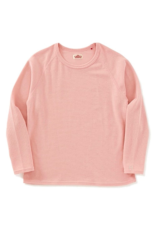 ストレッチフライス リラックスフィット LS Tシャツ ウィメンズ - PINK