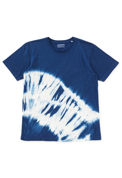 ホンアイ マルマキシボリTシャツ - INDIGO