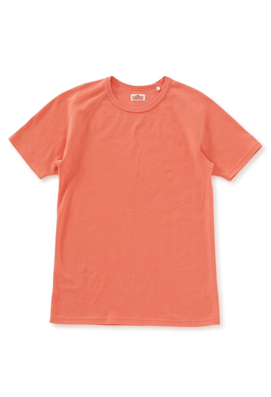 ストレッチフライス ショートスリーブ Tシャツ - DARK ORANGE