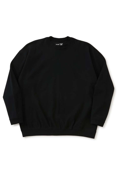 WILDSIDE × HOLLYWOOD RANCH MARKET /ストレッチフライス ヘムリブ Ｔシャツ - BLACK