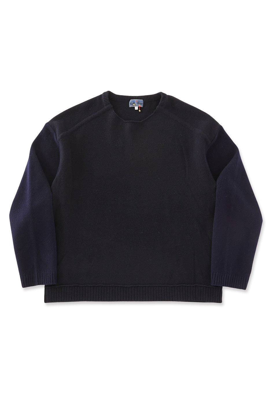 ヤクカシミア プルオーバークルーニット - DARK NAVY