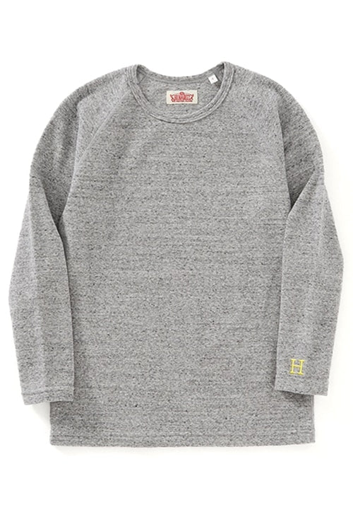 キッズ ストレッチフライス ロングスリーブ Tシャツ - GREY