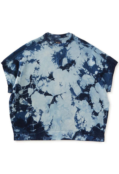 エイトロックスムース インディゴシボリ フレンチTシャツ - INDIGO