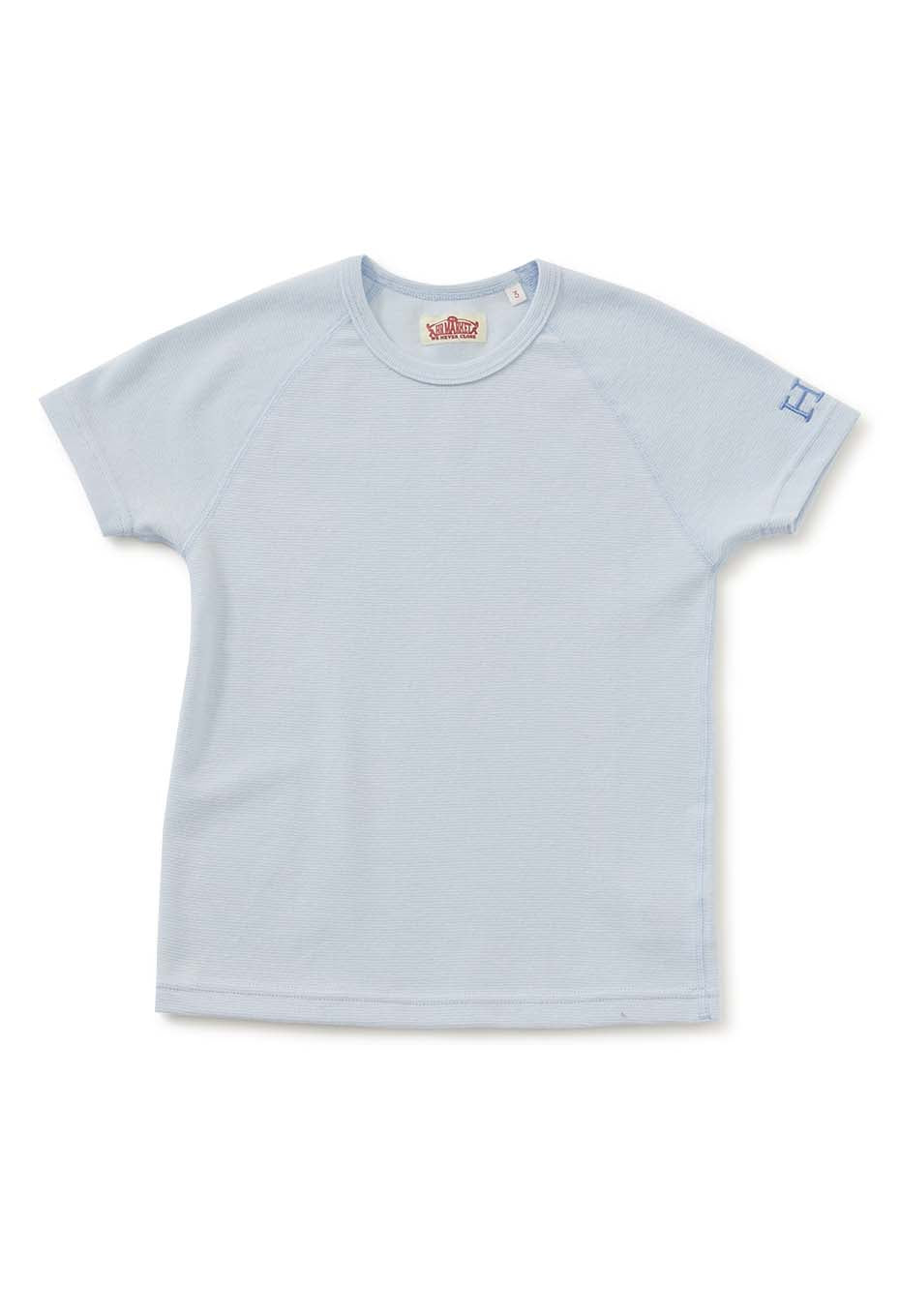 キッズ ストレッチフライス ショートスリーブ Tシャツ - LIGHT BLUE