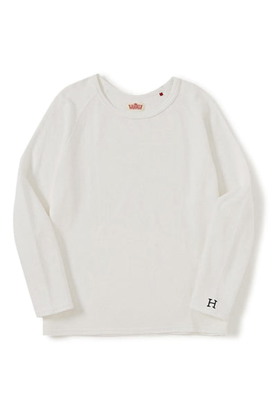 ストレッチフライス リラックスフィット LS Tシャツ ウィメンズ - WHITE