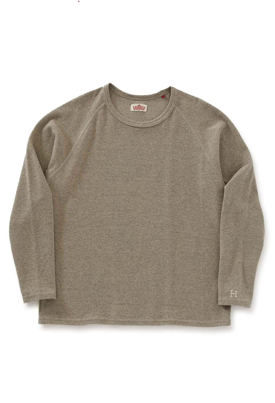 ストレッチフライス リラックスフィット LS Tシャツ ウィメンズ - OATMEAL