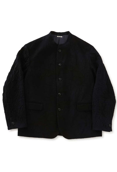 ムラゾメウール 5Bスタンドカラージャケット - DARK NAVY