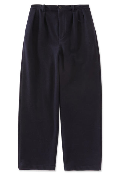 Cashmere mix fleece draw pants - DARK NAVY