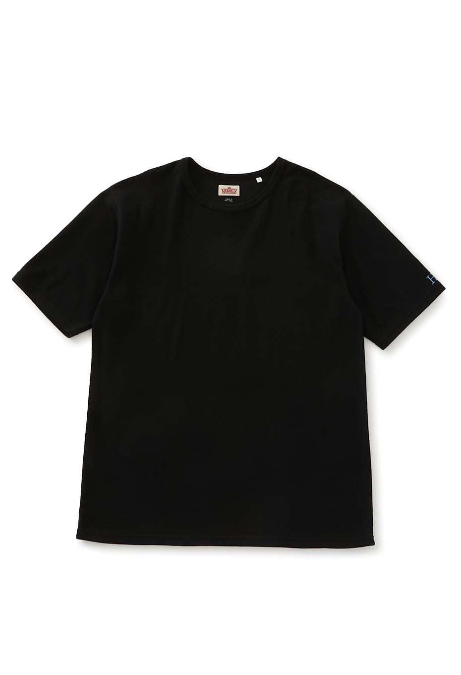 Stretch Fraise Comfortable short sleeve T-shirt - BLACK