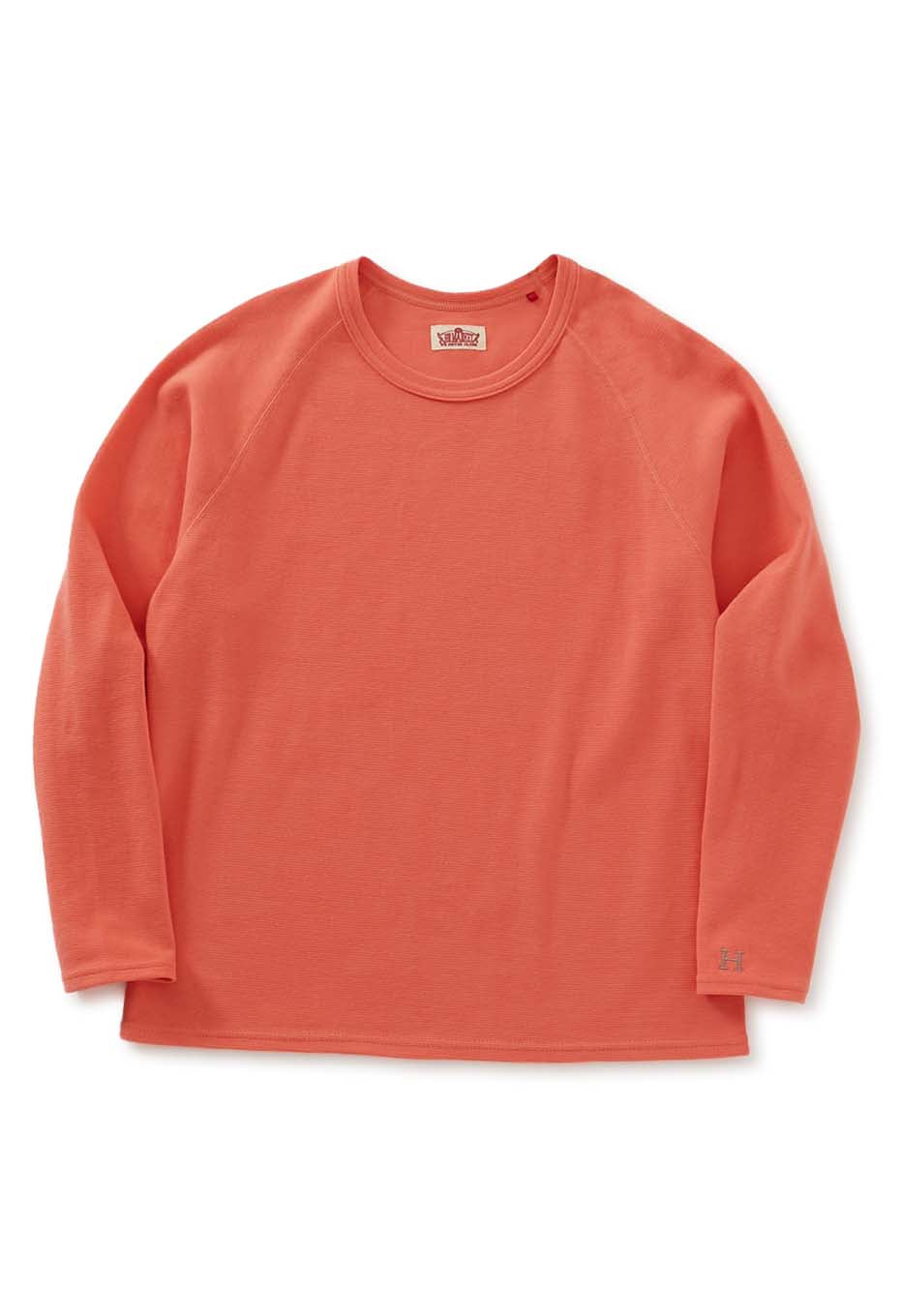 ストレッチフライス リラックスフィット LS Tシャツ ウィメンズ - DARK ORANGE