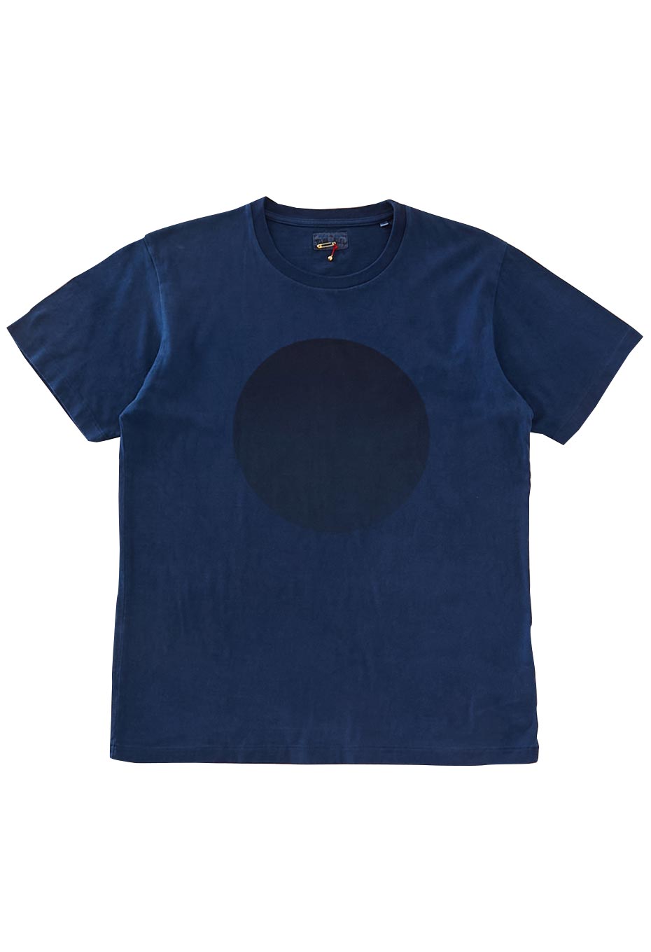 インディゴオオマルプリント ショートスリーブTシャツ - A