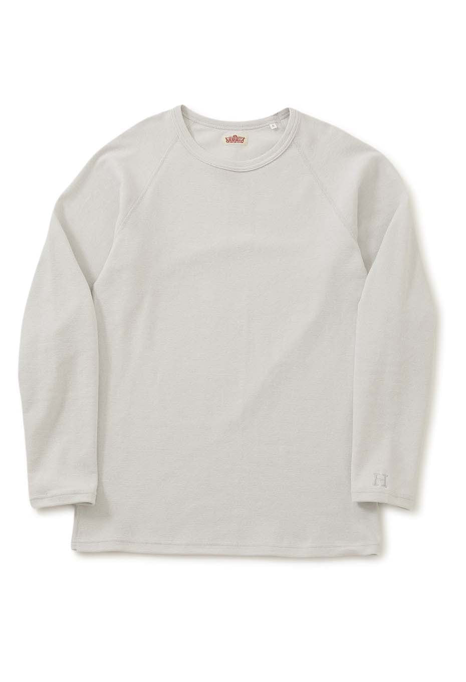 ストレッチフライス ロングスリーブ Tシャツ - SV GREY