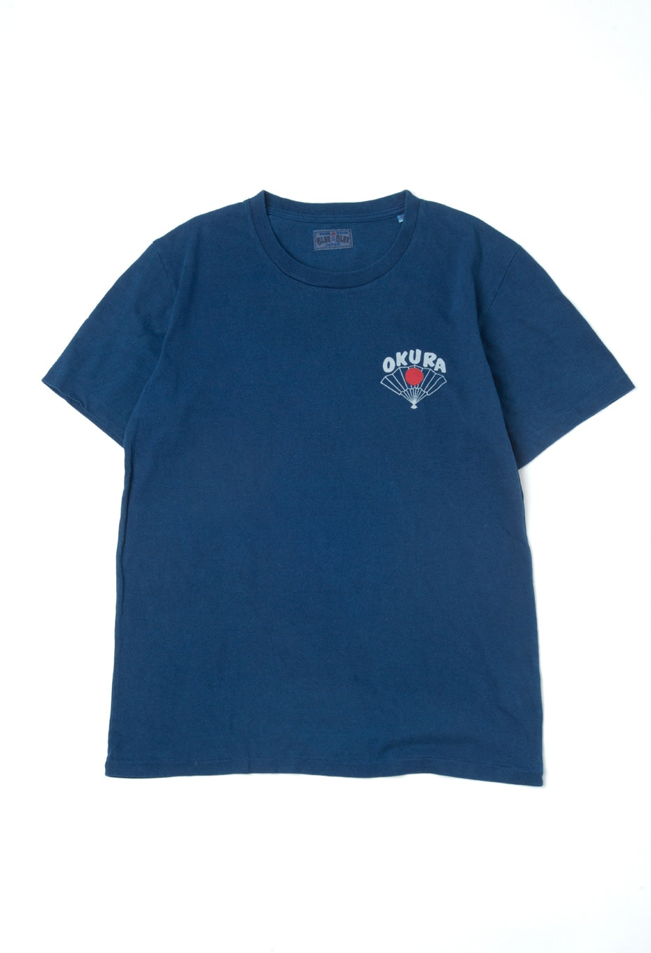 OKURA Hinomaru Sense Indigo T-shirt - INDIGO