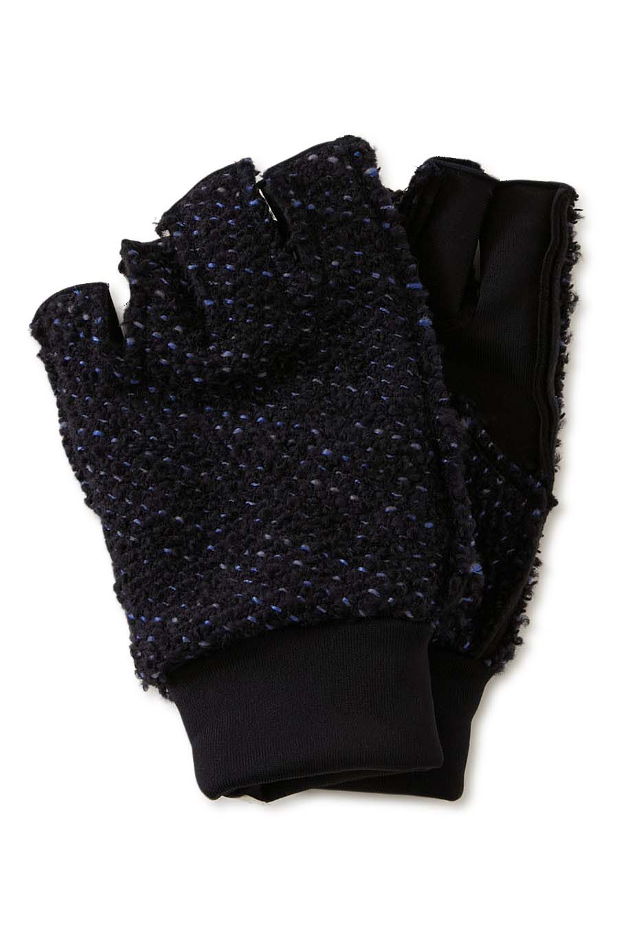 マチアカリ ロービングツイード Polartec フリース ユビヌキテブクロ - DARK NAVY