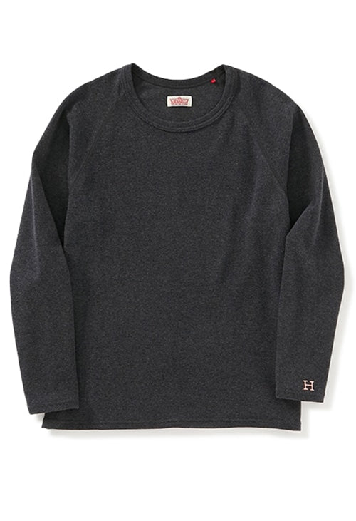 ストレッチフライス リラックスフィット LS Tシャツ ウィメンズ - DARK GREY