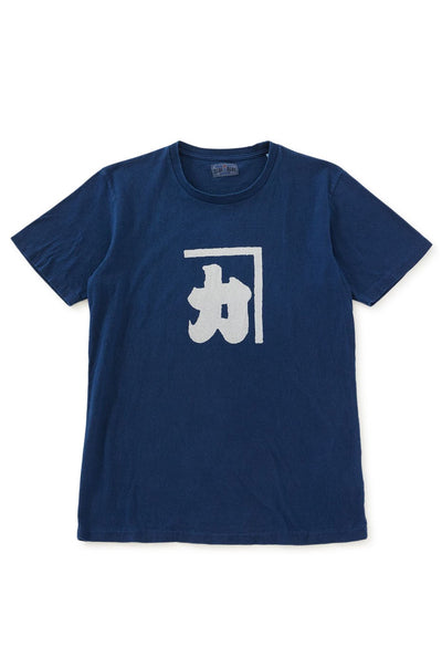 Kaneka Bassen Indigo T-shirt - INDIGO