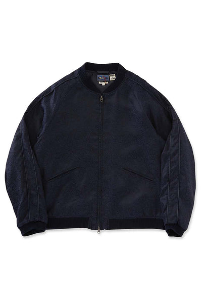 ミズヒキサテン ジップアップジャケット - DARK NAVY