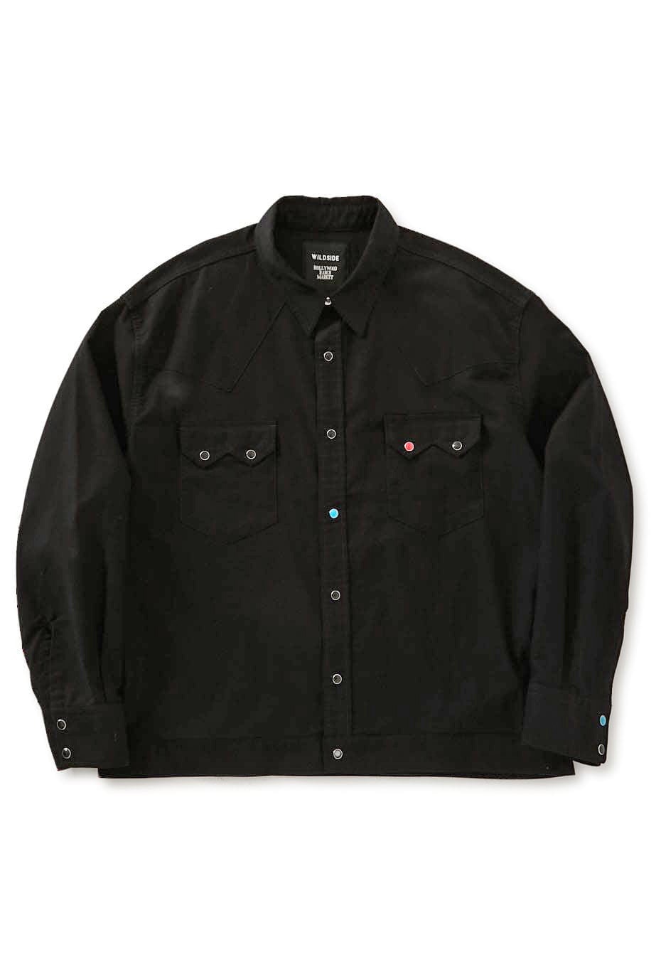 WILDSIDE × HOLLYWOOD RANCH MARKET Western Shitrs Jacket - BLACK