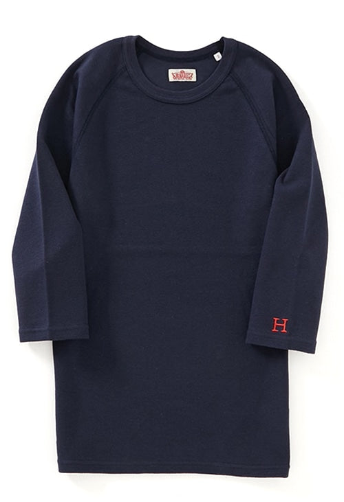 ストレッチフライス ハーフスリーブ Tシャツ - NAVY